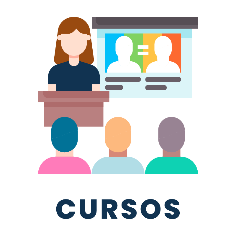 Ícono Servicio de Cursos sobre inclusión, accesibilidad y derechos humanos